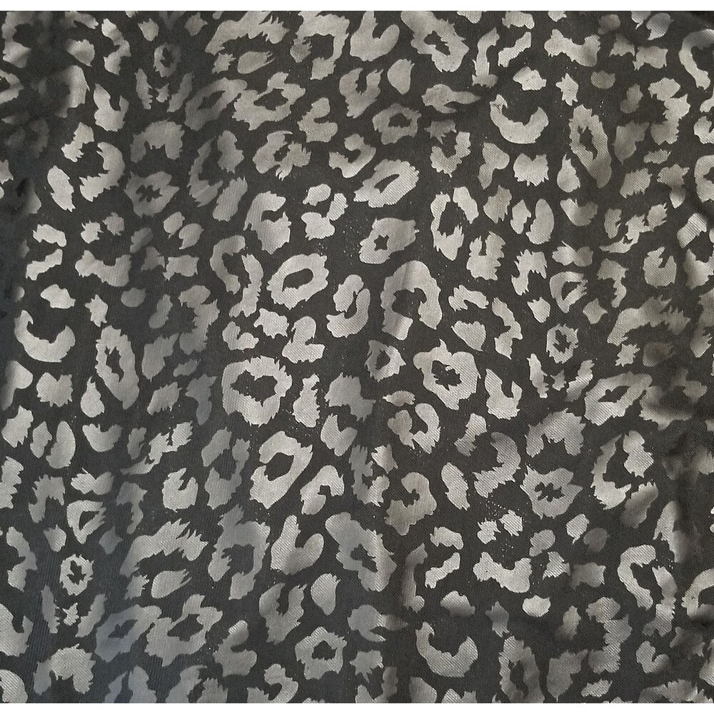 KOZAN Women's Black Leopard 2 Piece Pant Set Plus Sz 2x Loungewear - Picture 2 of 11